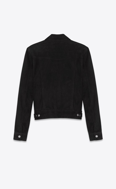 suede denim jacket